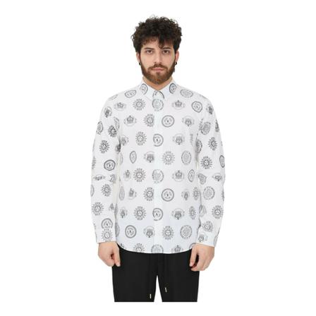 Versace Jeans Couture, Shirt Wit, Heren, Maat:L
