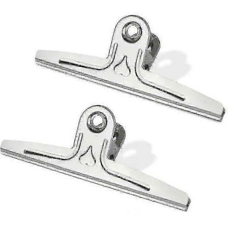 Xxl Klemmer Ekstra Store, 2-pakning 30 cm Lange Rustfrie Jumbo Kjempe Papirklemmer For Tegnebrett, Kunst, Lærer, Hjemmekontor Skolemateriell