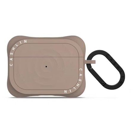 iPhone AirPods 4, Flytende silikon øretelefonetui, Beskyttende etui for øretelefoner (Brun)