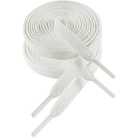 8mm flate skolisser og skolisser - flere farger og 120cm lengder