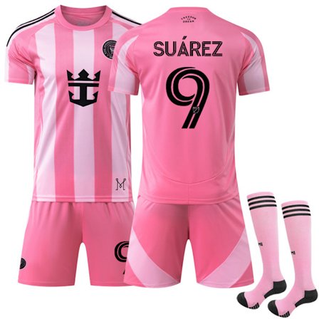 2025 Inter Miami CF Hemmatröja med strumpor för Barn Nr. 9 Luis Suarez