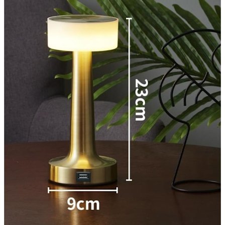 led retro bar table lamp charging bedside KTV outdoor coffee restaurant desktop atmosphere night light clear bar table lamp