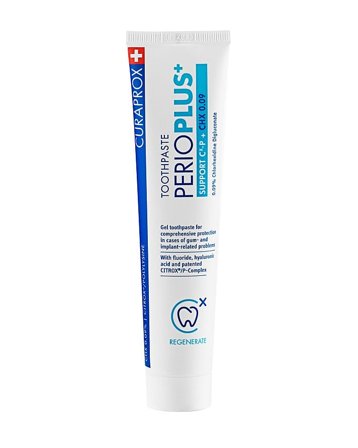 Curaprox Perioplus Tandpasta Med Klorhexidin Og Fluor 75 ml, Medicin & Pleje, Mund & Tandpleje, Tandpasta