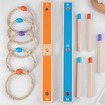 Kastering leketøy Montessori Game Wood Ferrule Game