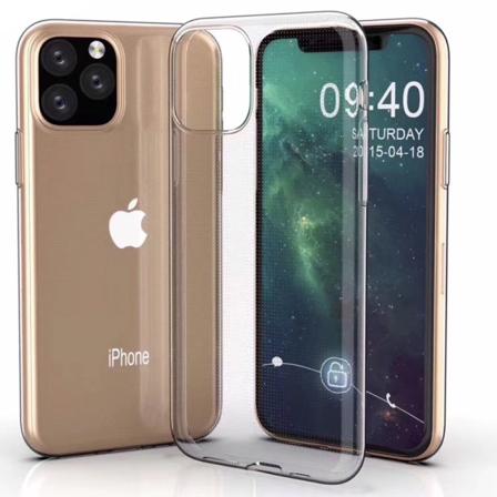 iPhone 11 Pro Max - Iskuja vaimentava FLOVEME silikonikuori Transparent/Genomskinlig