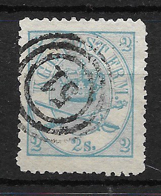 Danmark 1870 - AFA 11A - Stemplet
