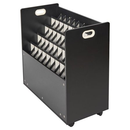 Mobil Förvaringsstöd i Trä-Duoku-för Planer-50 Platser för Organiserad Dokumentlagring