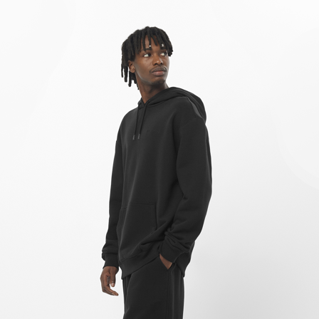 Salomon - Tussenlagen Kleding Sal Logo Pride Hoodie M - Deep Black