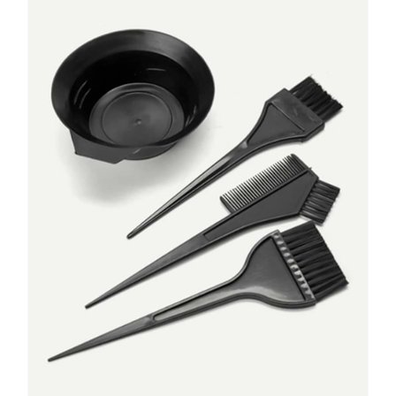 färga håret paket - penslar skål kitt