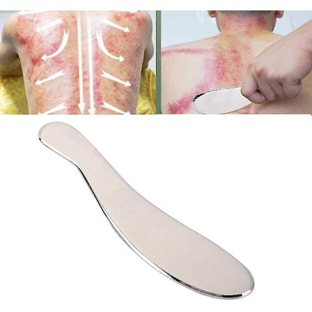 Gua Sha Tool - Stainless Steel Acupuncture Massage Scraping Tool