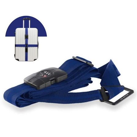 Bagagesdel - TD - Kryssrem - Tyg - 400 x 5 cm - Lås ingår