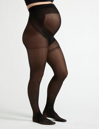 Lindex Tights 40 Den The Mom Support - Black - L
