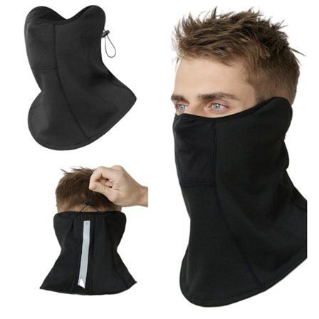 Varm Vinter Cykel Ansigtsmaske - Vindtæt Skimaske til Mænd og Kvinder