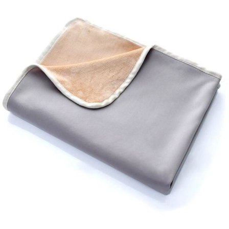 Kølende tæpper til varme sovende - Let, åndbart tæppe, der overfører varme for at holde kulden ude i den varme grå nat.