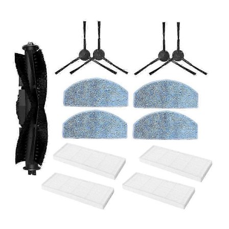 13 st kompatibla med Laresar Mars01 / Lubluelu SL68 Dammsugare Ersättningsdelar Huvudsidoborste Hepa-filter