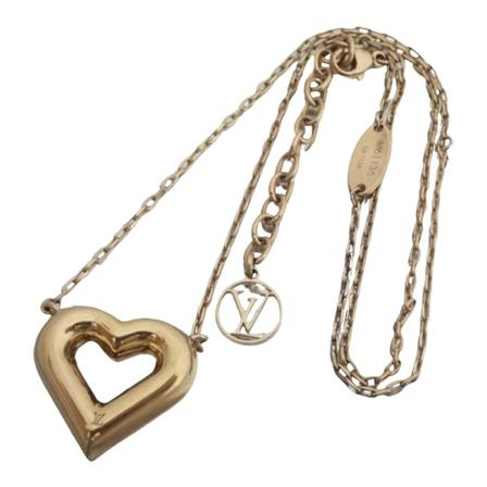 Louis Vuitton Vintage Louis Vuitton LV ; V Heart Gul, Dame Vintage Smykker, Størrelse: ONE Size
