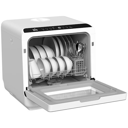 Pöytäastianpesukone, 6 litran säiliö, 5 ohjelmaa, LED-näyttö