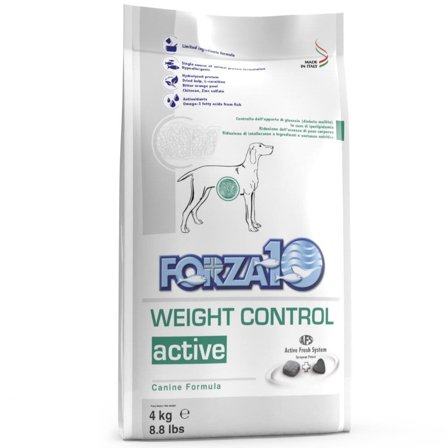Forza10 Active Weight Control Cibo Secco Cani Adulti Sacco 4kg