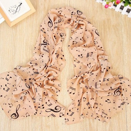 Chiffon Hijab Silketørklæde KHAKI