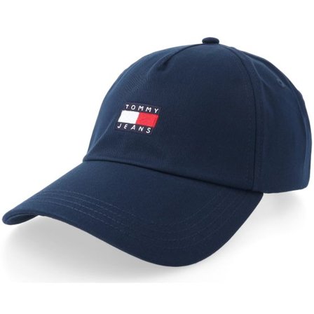 Tommy Hilfiger - Blå unconstructed Keps - Tjm Heritage Core Cap Dark Night Navy Dad Cap @ Hatstore