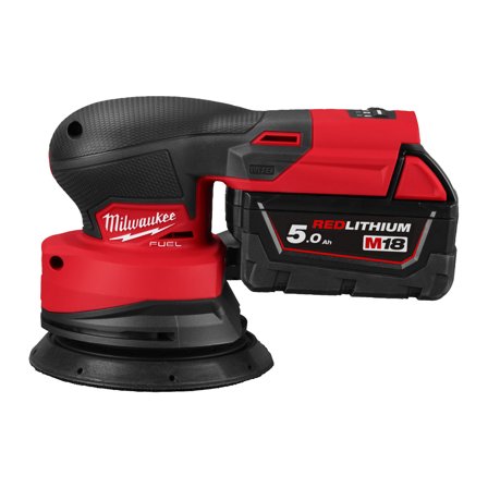 Milwaukee M18 FROS125-502X Eksentersliper med batteri og lader, Maskiner