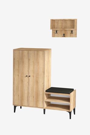 Hanah Home - Hallmöbel Jess - Beige - Skohyllor - Från Homeroom