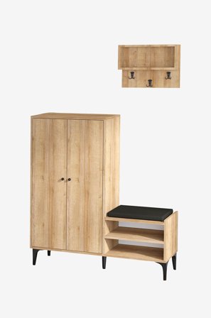 Hanah Home - Eteiskaluste Jess - Beige - Eteiskalusteet - - Homeroom