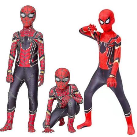 Spider-Man: No Way Home Iron Boys Kostume Jumpsuit Børn Fancy 3-4 Years