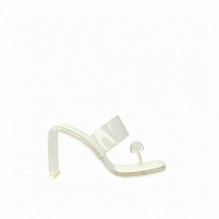 Cult Gaia Flat Sandalen , Wit , Dames , Maat: 36 EU