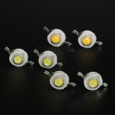 10 st 1w 3w 5w High Power Dc 3.2-3.6v Led Beads Warm white 1W