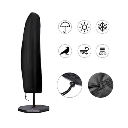 1 x 210D Oxford Trädgårdsparaply Skyddsöverdrag 265 x 50 x 70 x 40 cm