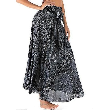 Kvinners Lange Bohemstil Gypsy Boho Hippie Skjørt (FMY)