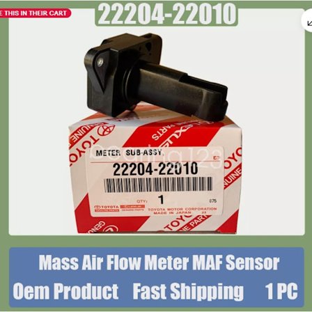 Aito Mass Flow Meter MAF-anturi 22204-22010 Toyota Lexus Scion DENSO:lle