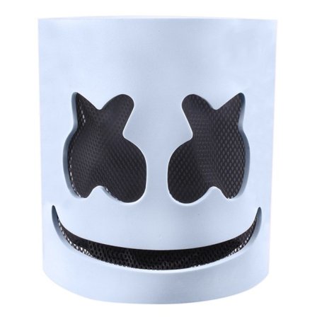 Musikfestival Dj Maske Marshmello Hjelm Cosplay Pro