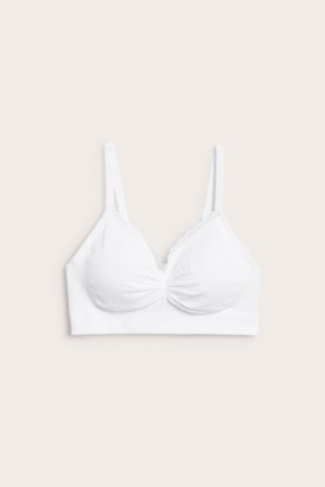 Kappahl | Bøyleløs BH seamless Hvit L | Hvit