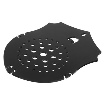 Planteplate for hjortehornbregne, innendørs holder, svart akryl, veggmontert oppheng