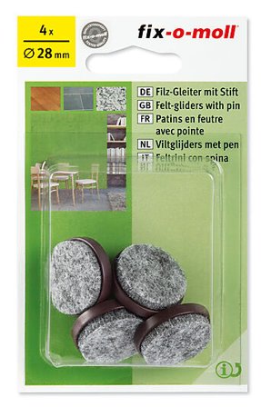 FIX-O-MOLL KNOTT FOR STOL-BORDBEN,MOT RIPER,STØY.TEPPE,HARDE GULV