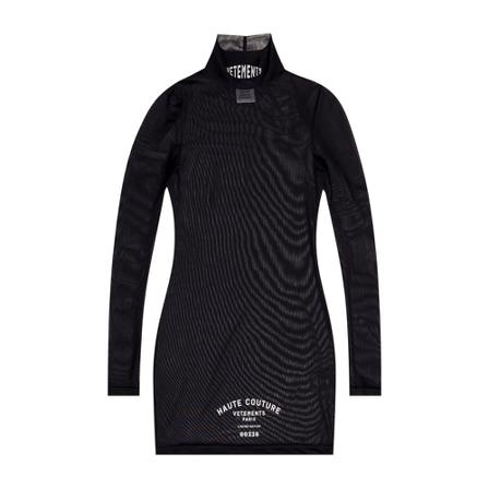 Vetements - Festklänningar - Svart - Dam - Storlek: S, Dam, Storlek: S