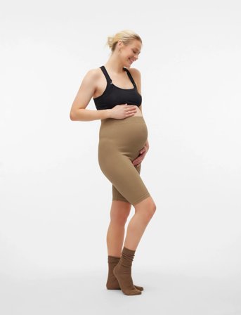 Vero Moda Maternity Vmmisa Hw Seamless Biker Short 2P - Multi/patterned - L/XL