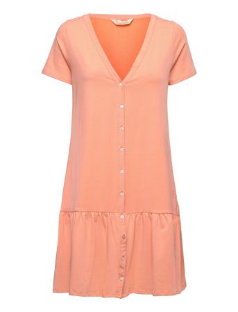 Dina Dress Kort Klänning Korall ODD MOLLY