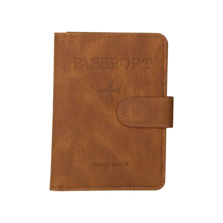 RFID Passholder Passport Bag BRUN