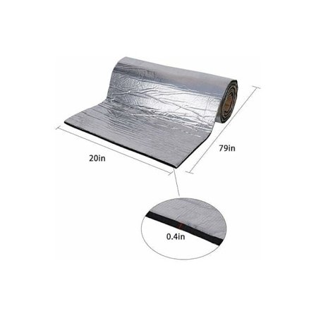 Akustisk isolasjonsmatte for biler, 10MM lydisolerende skumlydisolering, vanntett akustisk støyisolering og lydisolering 50x200cm--