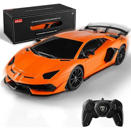 Fjernstyret bil, licenseret RC-serie, 1:24 skala fjernstyret Lambor Aventador SVJ elektrisk sportsvogn racer hobby legetøjsbil model køretøj til 