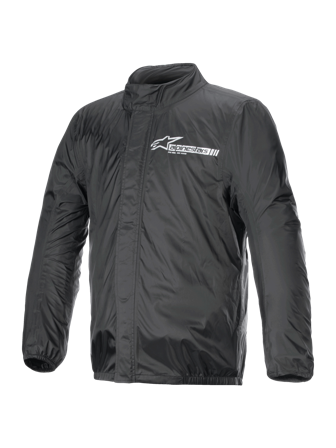 Motorrad-Regenjacke Alpinestars Hurricane Rain V2 Schwarz S