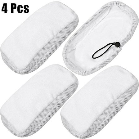 4 st Mikrofibermoppdukar för Morphy Richards 720020 720021 720502 9-i-1 Ångmoppdukar ~13211 [DB]