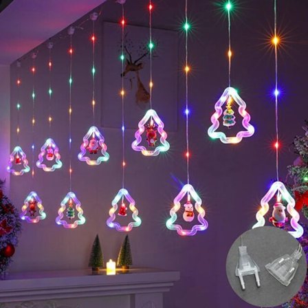 Verhot LED-valot Garland Festival joulukoristeet