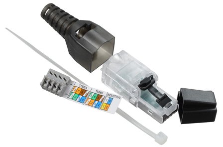 Schneider Electric ACTPG6TLU001 Modulærplugg AWG-område: 23-26, ikke avskjermet Kategori: 6 A (IEC), Datamaskin & surfing