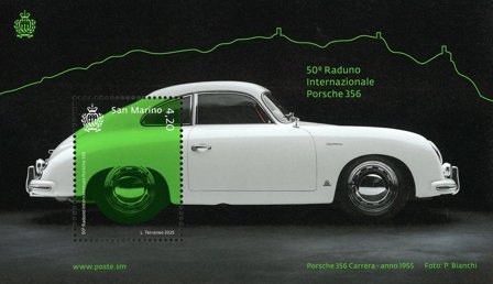 San Marino - Porsche 356 - Postfrisk miniark