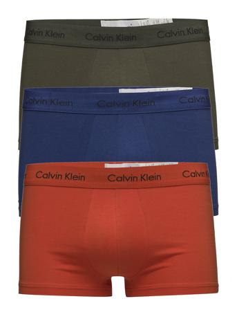 3P Low Rise Trunk Boxerkalsonger Multi/mönstrad Calvin Klein