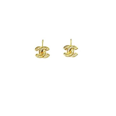 Chanel Vintage Pre-owned Metal chanel-smykker Gul, Dame Vintage Smykker, Størrelse: ONE Size